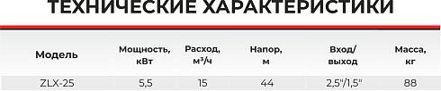 Насос самовсасывающий центробежный ZLX-25-3