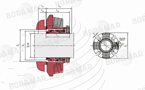 Торцевое уплотнение MS4620 в Омске фото