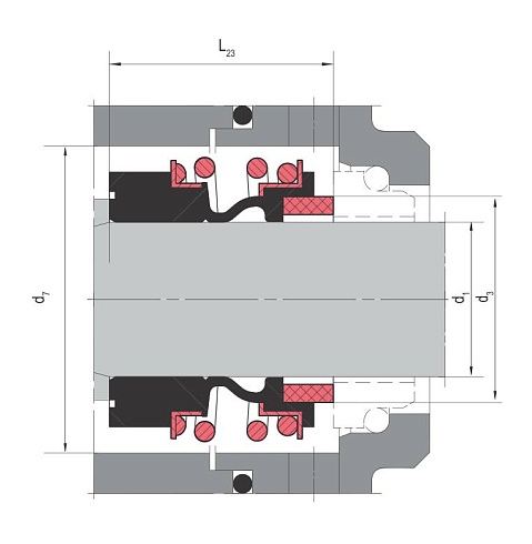 Торцевое уплотнение MG12-12 G60 BVPGG в Омске фото
