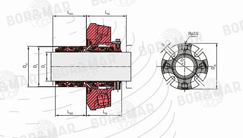 Торцевое уплотнение MS4610 в Омске фото