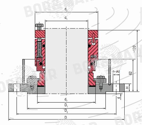 Торцевое уплотнение MS204 в Омске фото